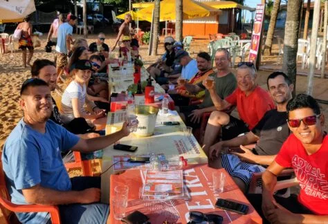 Ein gelungener Gleitschirm Tag muss gebührend gefeiert werden