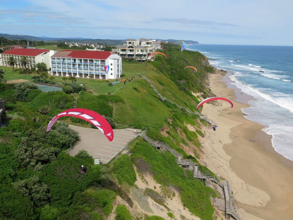 Beachsoaring fun at the Holiday Inn in Wilderness South Africa