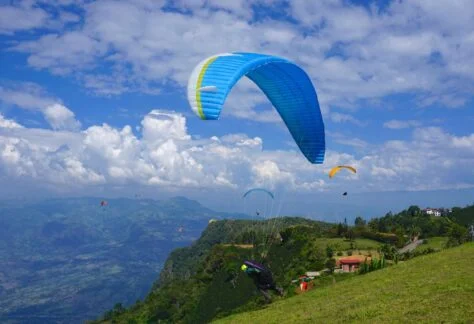 Gleitschirm Startplatz Jerico in Antioquia, Kolumbien
